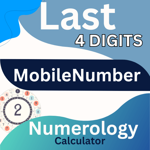 Last 4 Digits Numerology Calculator