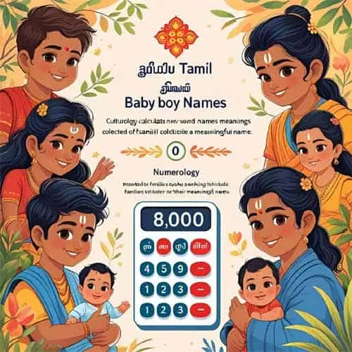 Names in Tamil with Meaning and Numerology calculator